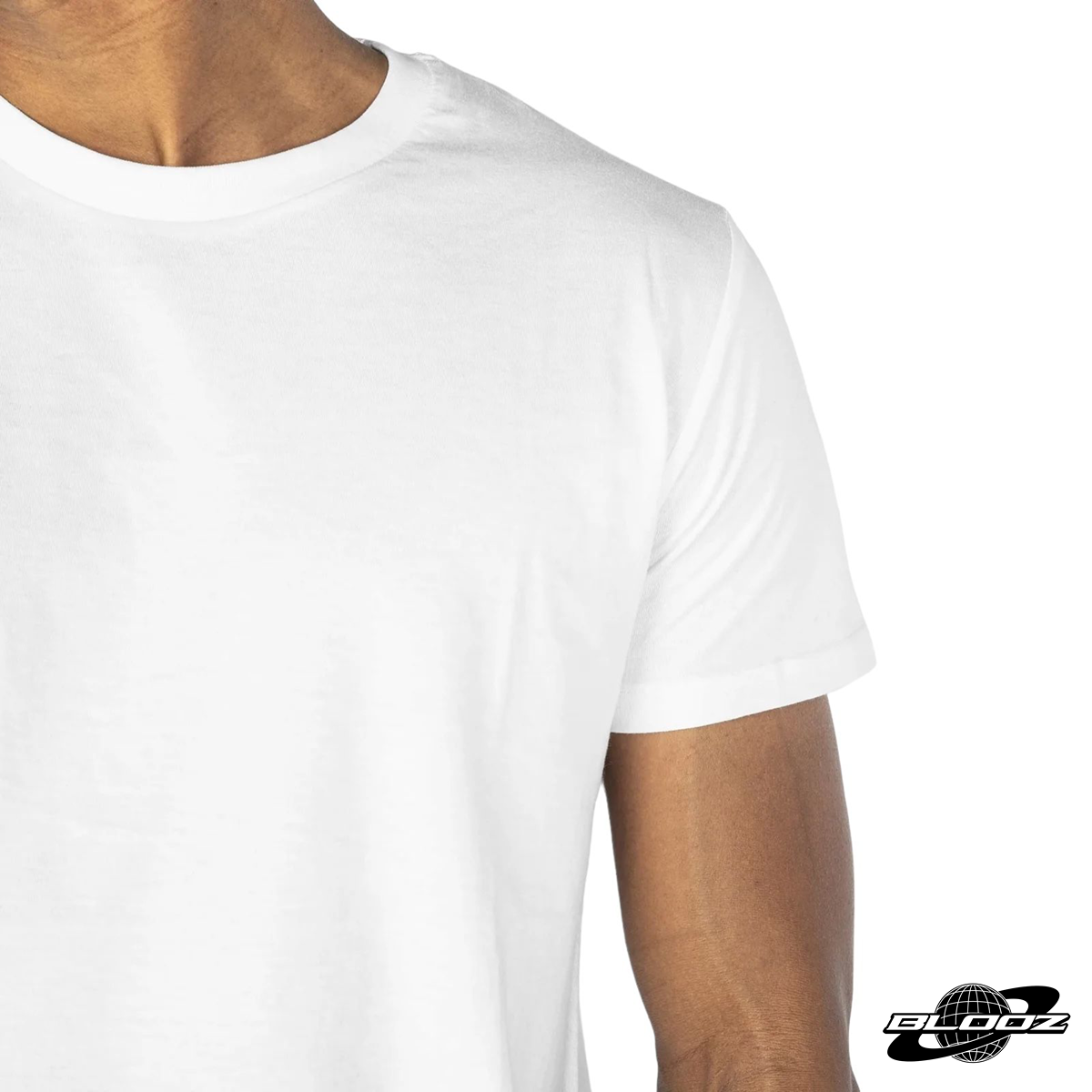 Blooz T-Shirts (6-Pack) Crew-Neck Short-Sleeve 100% Cotton Tee's