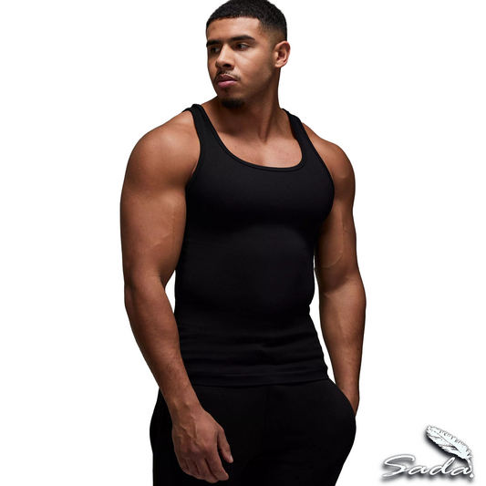 Sada Tank-Top Beaters (1-Dozen/ 12pc) Muscle-Shirt 100% Cotton By Blooz