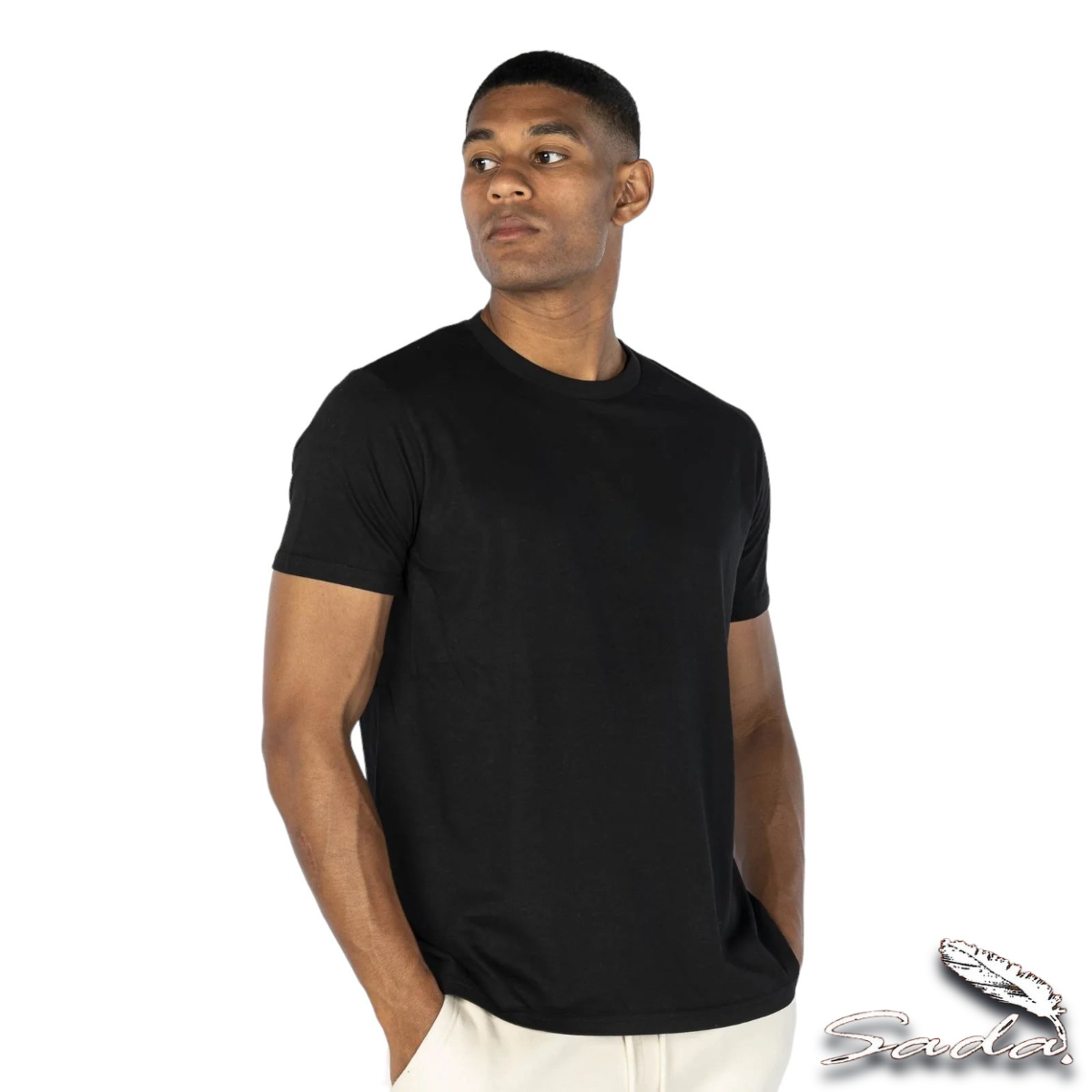 Sada Crew Neck T-Shirt (6pc) Short-Sleeve 100% Cotton UNISEX