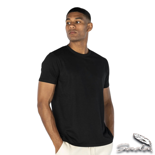 Sada T-shirts (1-Dozen/ 12pc) Short-Sleeve Crew-Neck 100% Cotton By Blooz