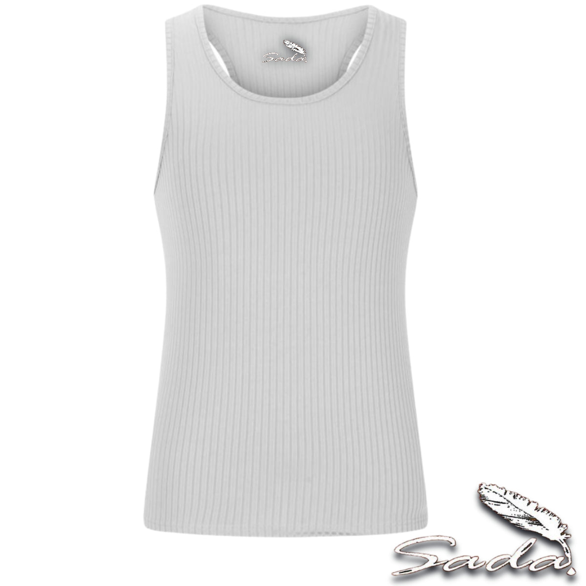 Sada Tank Top A-Shirt (6pc) Muscle-Shirt 100% Cotton