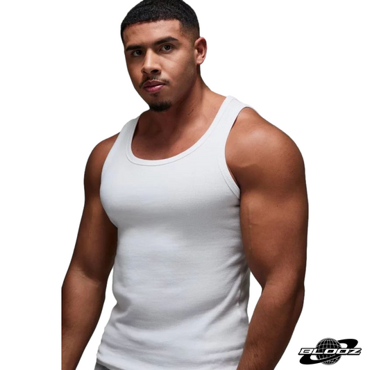 Blooz Tank-Top Beaters (6-pack) Muscle-fit 100% Cotton