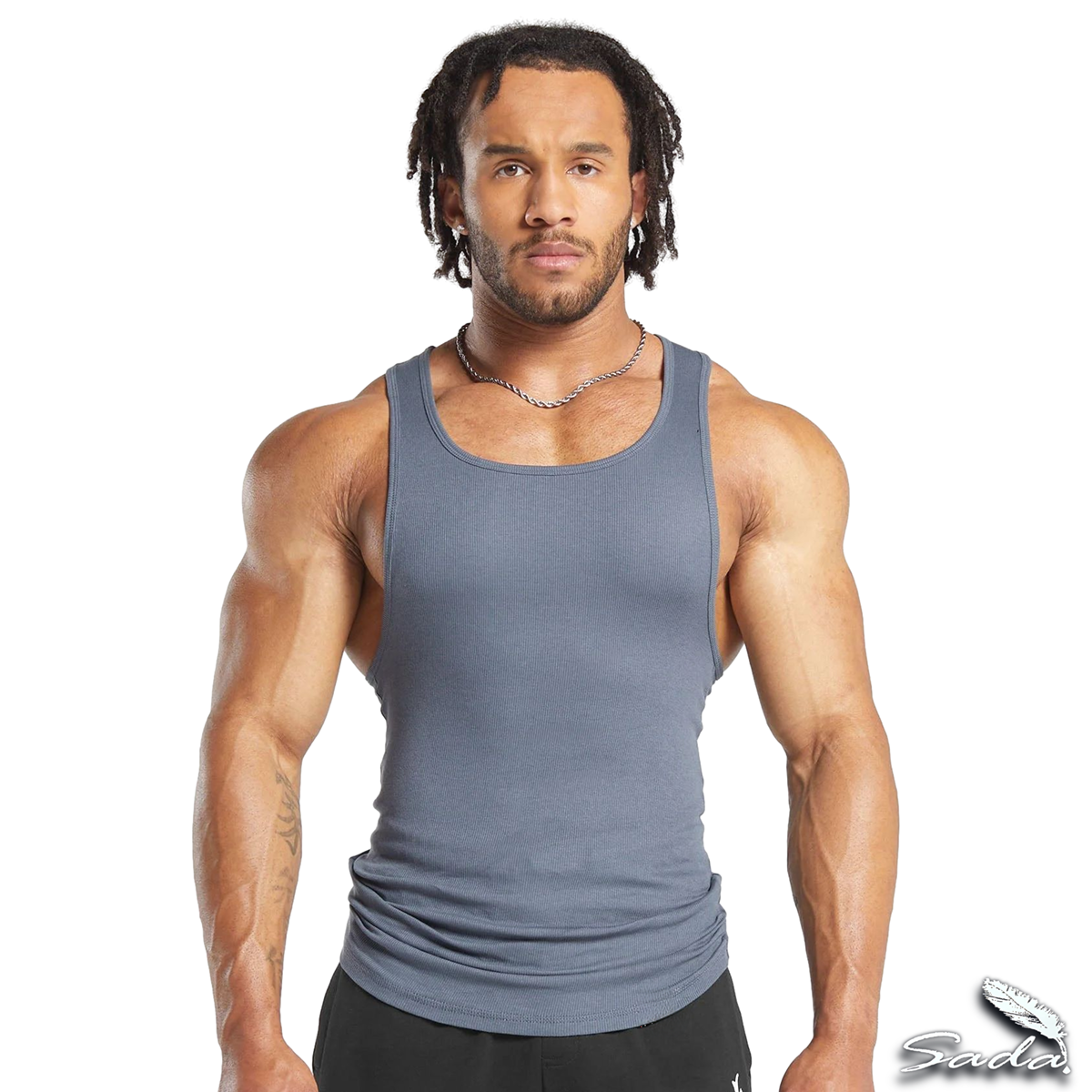 Sada Tank-Top Beaters (6-pack) Muscle-fit 100% Cotton By Blooz