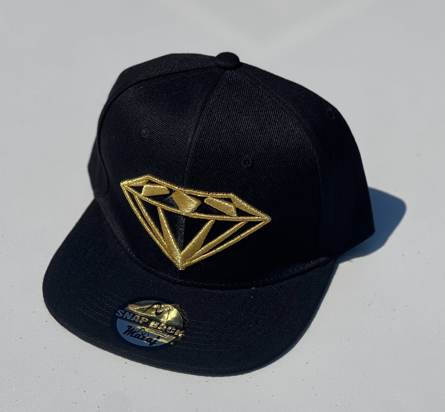 Snapback "Diamond" (Black/ Gold)