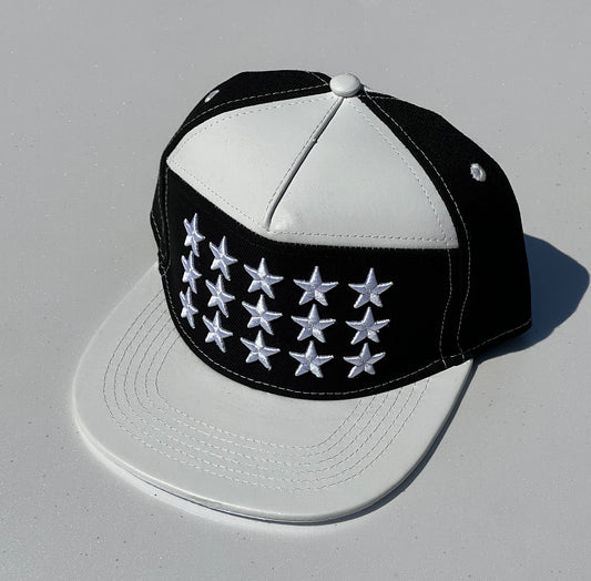 Snapback "Stars" (White)