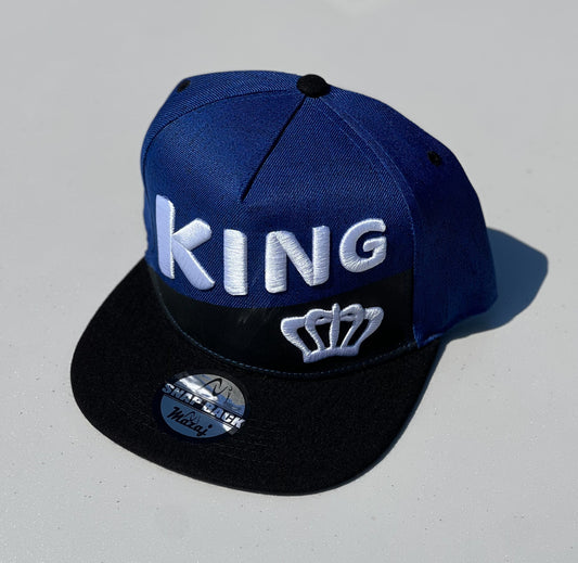 Snapback "King" (Royal Blue)