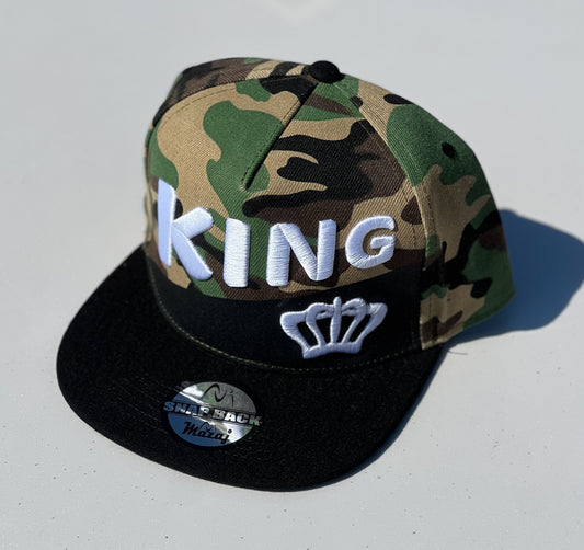 Snapback "King" (Camo)