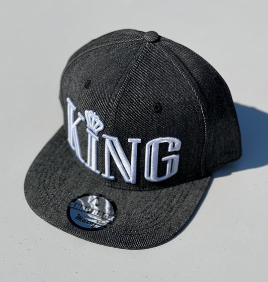 Snapback "King" (Dirty Grey)