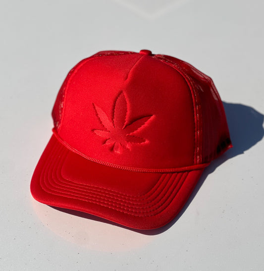 Trucker Hat "Leaf" (Red)